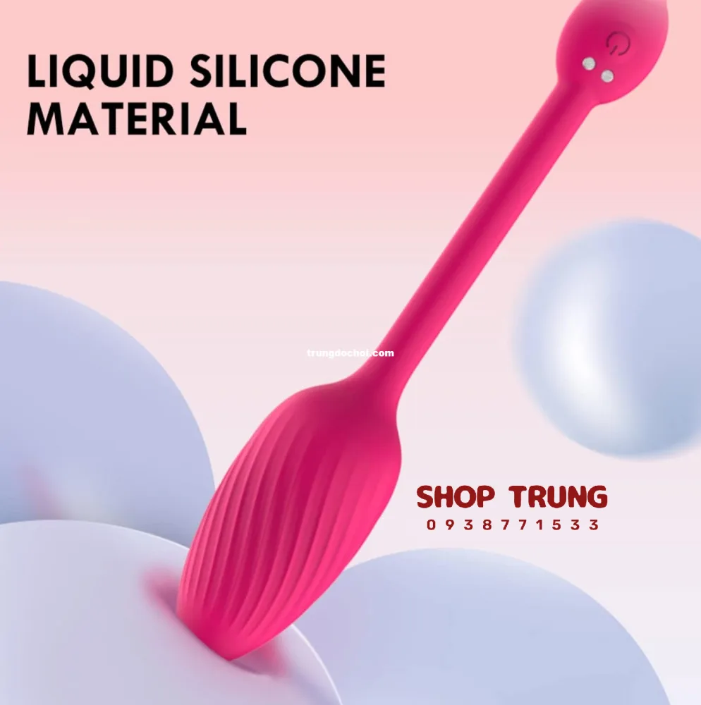 Dual-Ended Remote Control Silicone Love Egg 18cmx2.6cm — hình 6