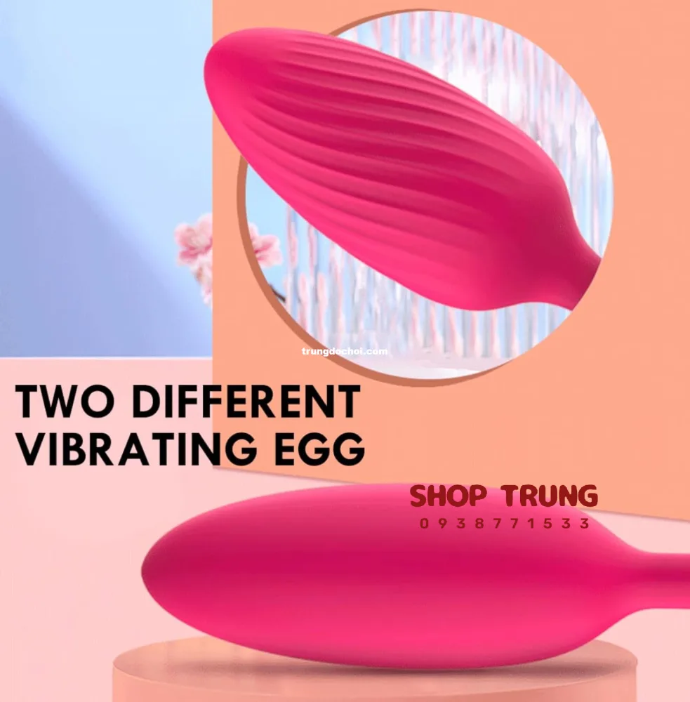 Dual-Ended Remote Control Silicone Love Egg 18cmx2.6cm — hình 5