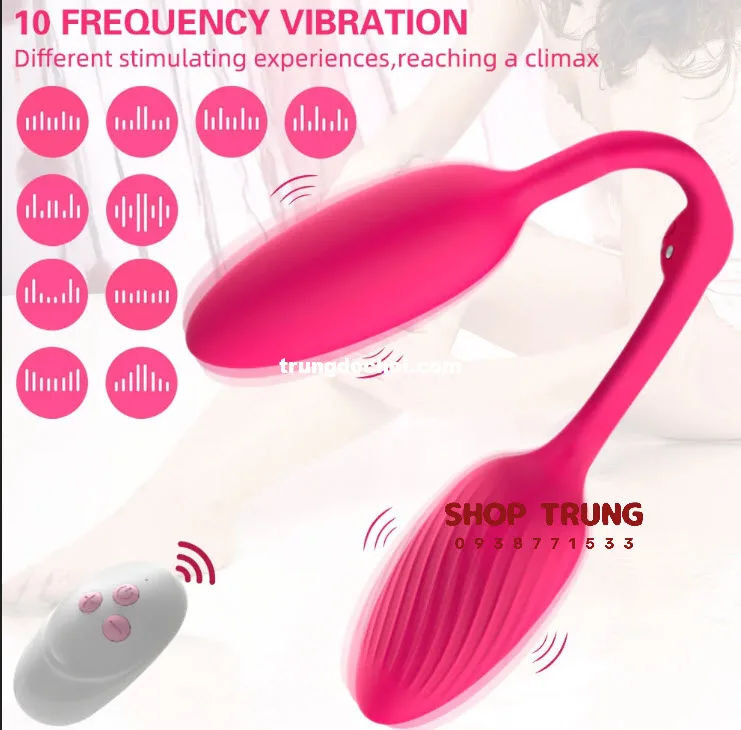 Dual-Ended Remote Control Silicone Love Egg 18cmx2.6cm — Product Specifications
