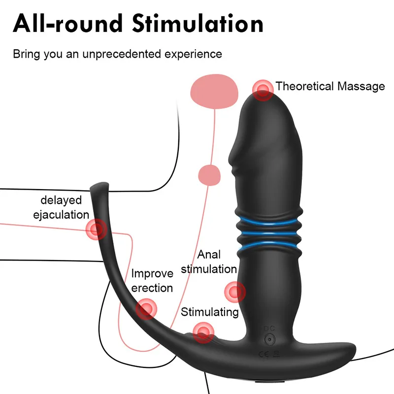 Remote Controlled 7 Mode Anal Prostate Vibrating Egg — hình 3