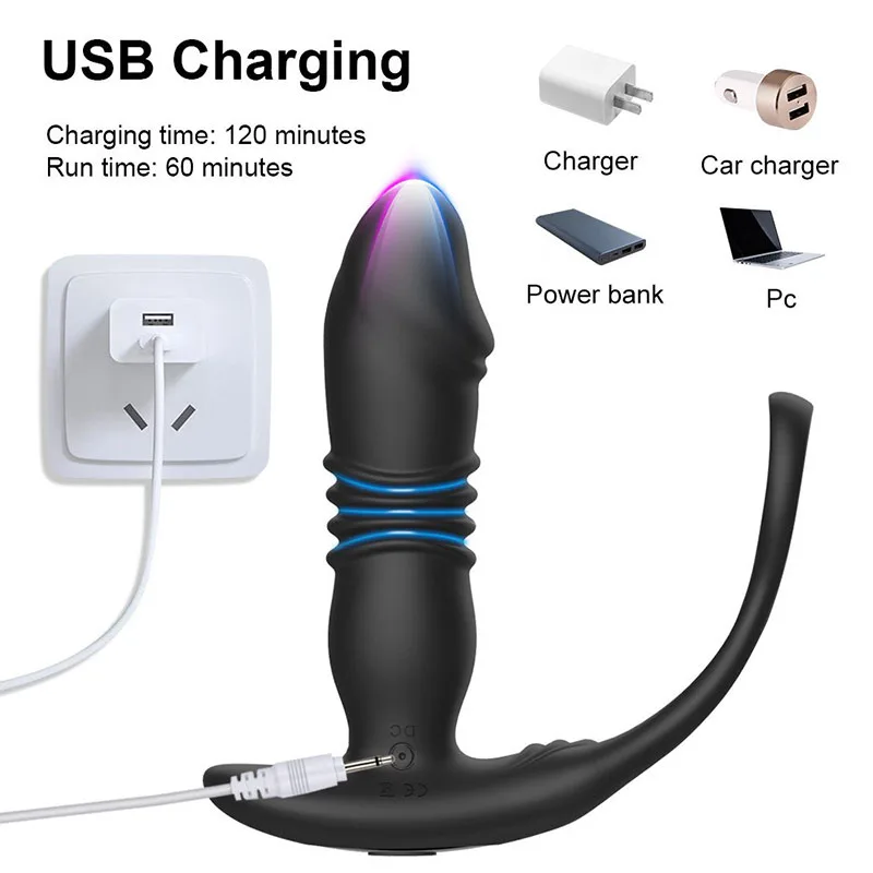 Remote Controlled 7 Mode Anal Prostate Vibrating Egg — hình 5