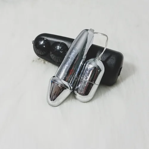Cupid Love Stainless Steel Double Ended Vibrating Egg — Dual Powerful Motors for Custom Vibration