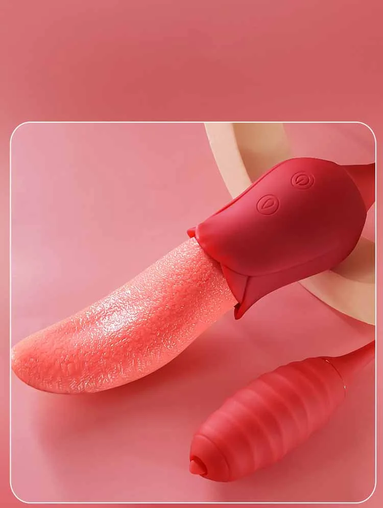 Vibrating Tongue & Egg Dual Stimulator Waterproof 10 Modes — Small Yet Mighty Vibrator for Deeper Pleasure