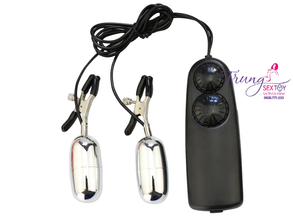 Nipple Clamp Vibrator for Ultimate Sensual Stimulation — Dual Control Panels for Personalized Experience