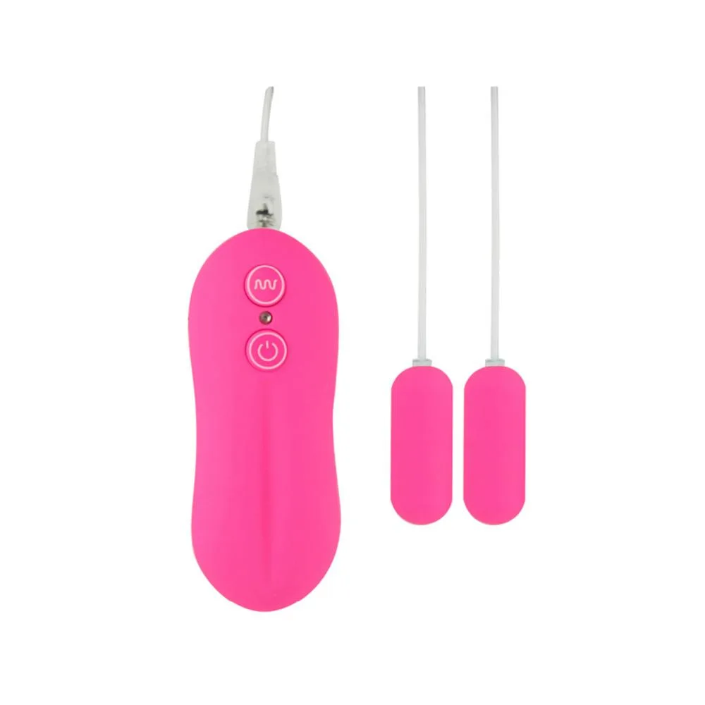 Aphrodisia Dual End Vibrating Egg 10 Modes Clitoral Nipple — hình 2