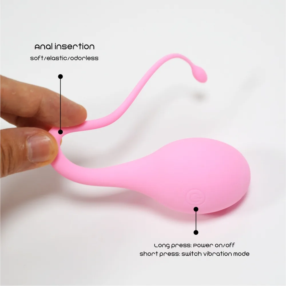 Sperm-Shaped 10-Mode Remote Control Vibrating Egg — hình 2