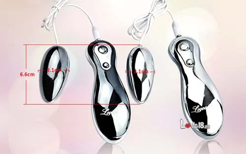 LoveAider Chrome-Plated Mini Love Egg 12 Vibration Modes — Its exquisite design, coupled with powerful, customizable