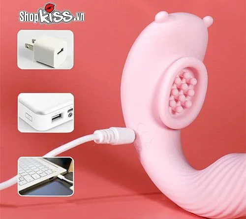 Adorable Bear G-Spot Clitoral Silicone Vibrating Egg — hình 4