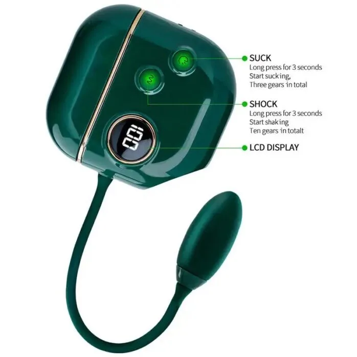 Airpod Style Discreet 2in1 Vibrating Suction Egg — hình 4