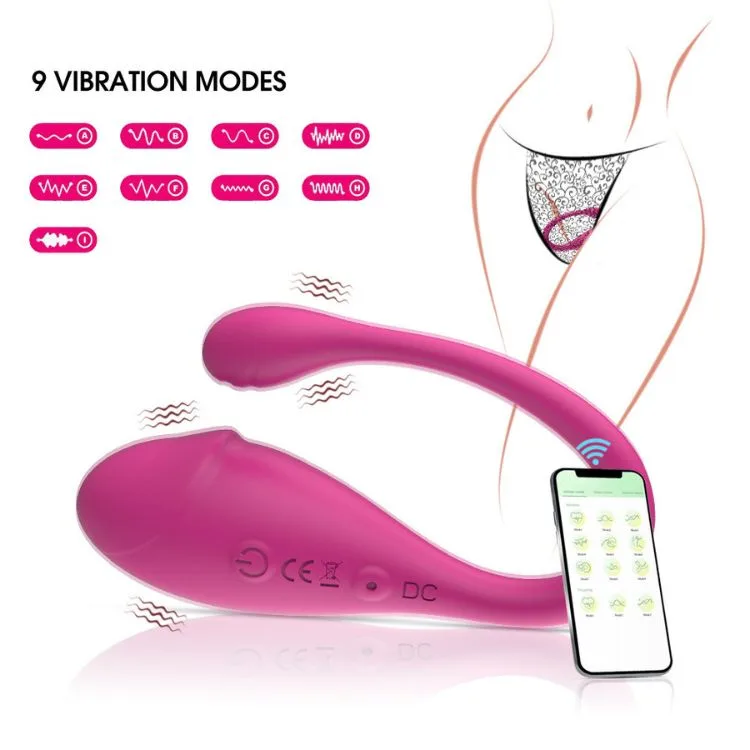 Tadpole Shaped App Remote Vibrating Waterproof Egg — Advanced Features for Personalized Pleasure