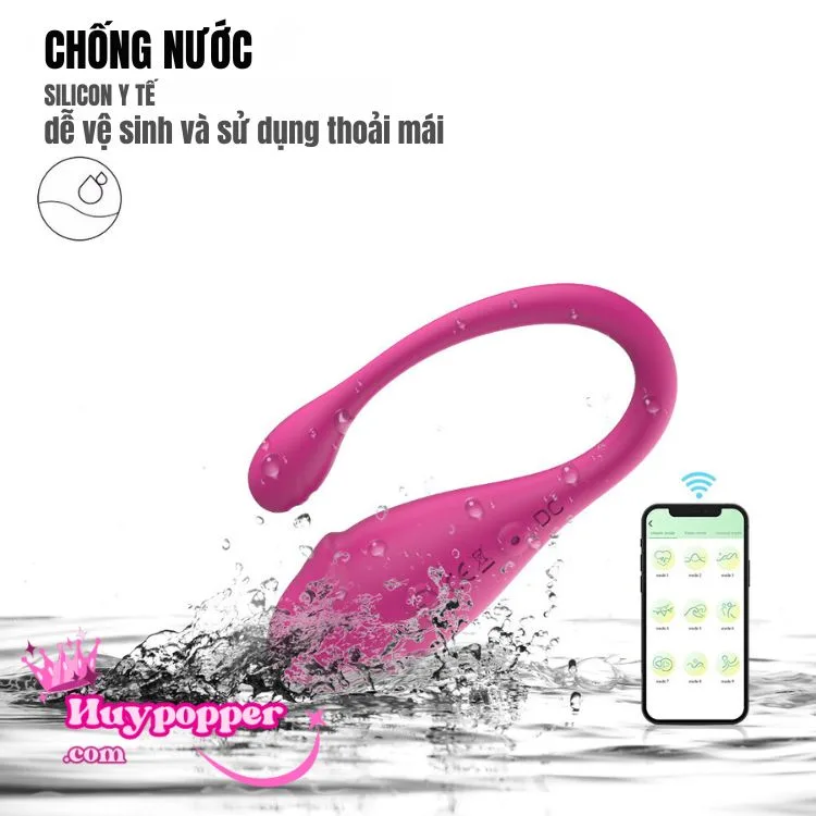 Tadpole Shaped App Remote Vibrating Waterproof Egg — Waterproof, Rechargeable, and Eco-Friendly