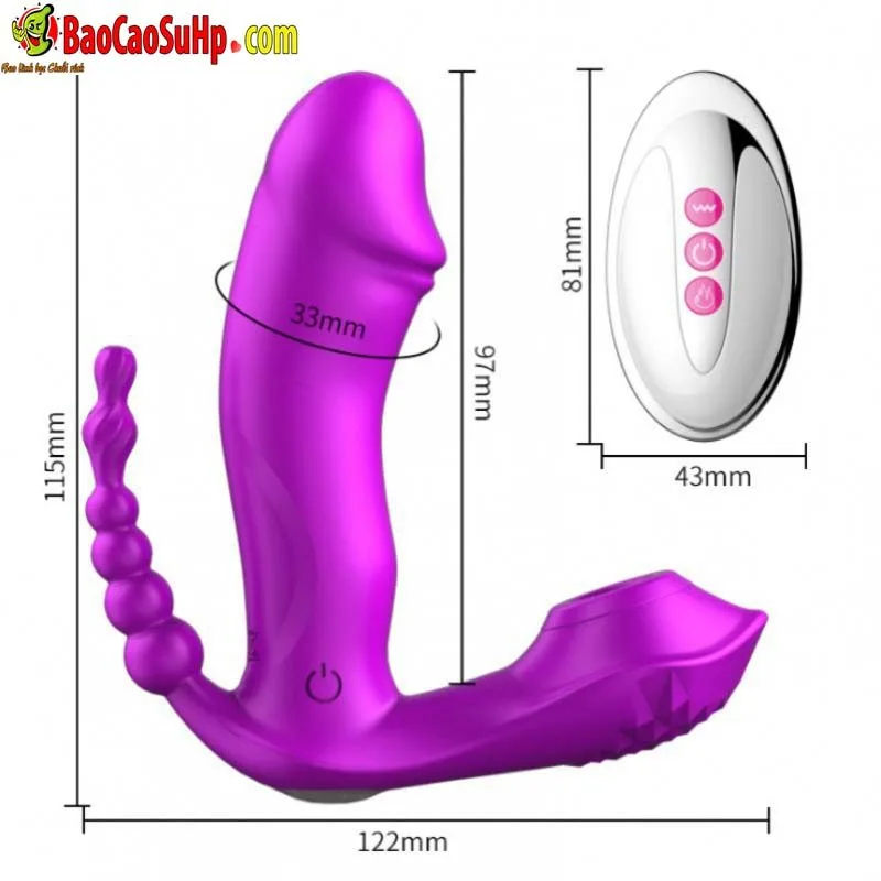 Fox M6 Remote Heating Vibrating Panty Egg for Women — hình 6