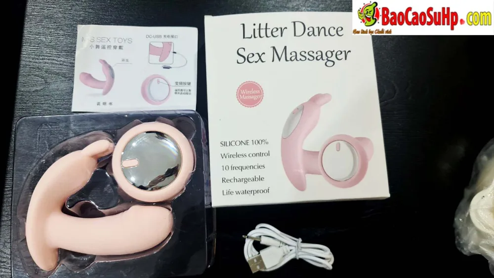 Bunny Little Dance Remote Control Soft Panty Vibrating Egg — hình 4