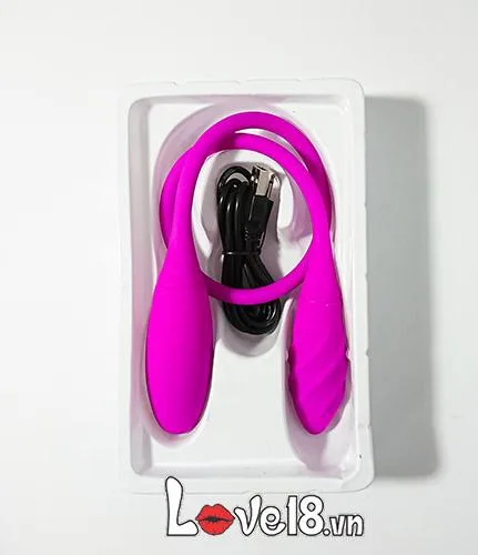 Snaky Double-Ended Vibrating Silicone Dildo 60cm — hình 3
