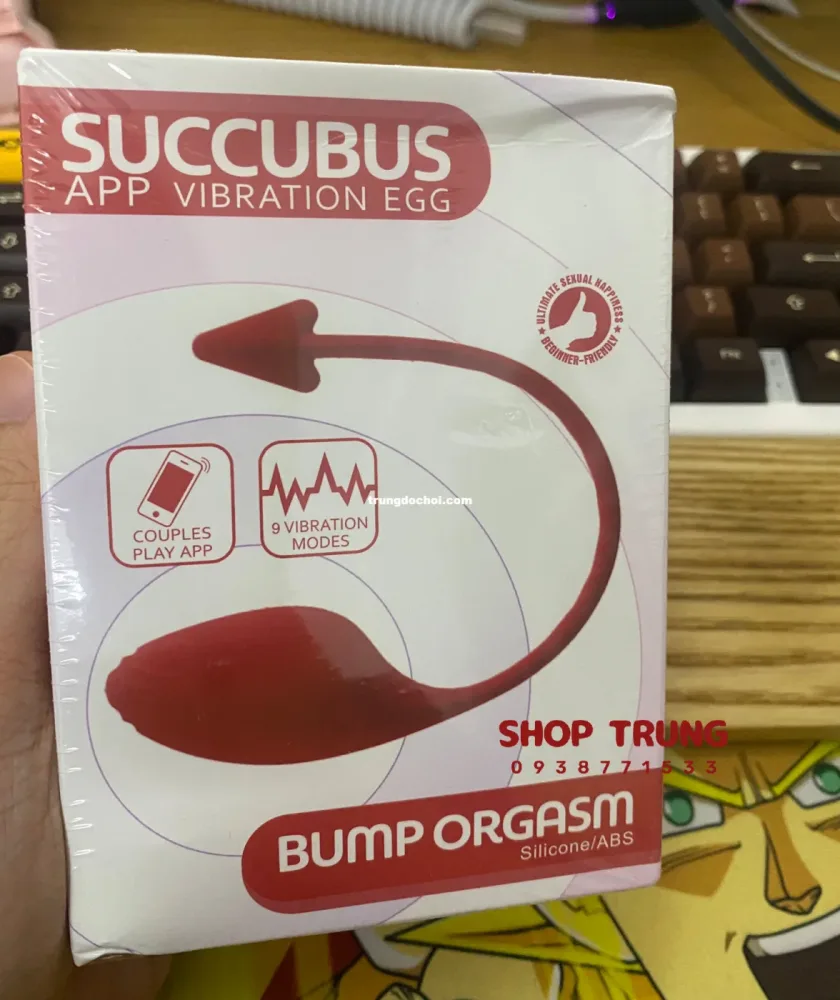 Succubus App-Controlled Waterproof Egg Vibrator 9 Mode — This high-tech device combines ergonomic design with