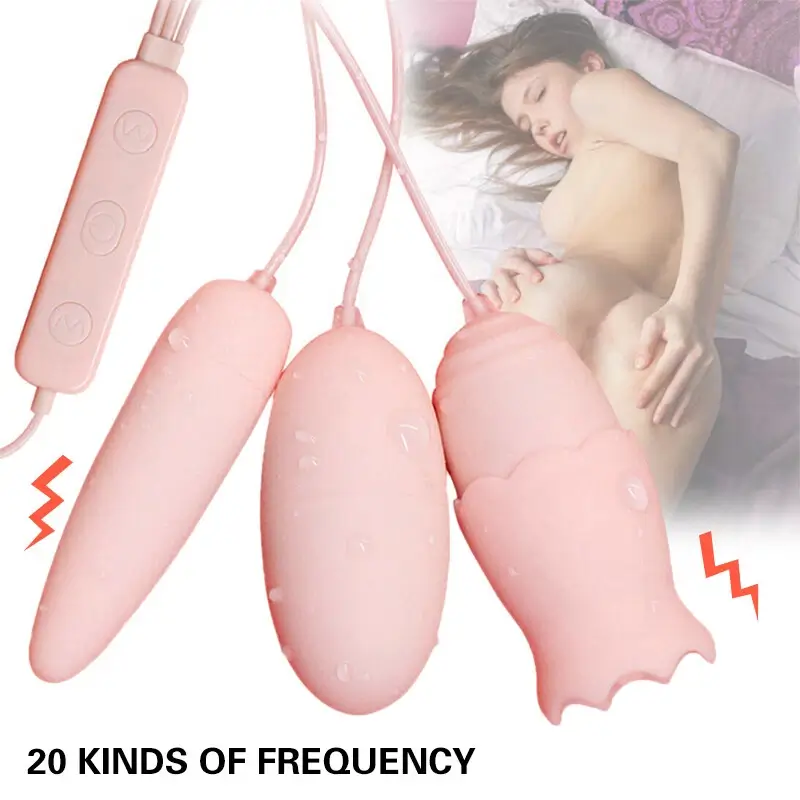 EG36A Triple Head Vibrating Clitoral Tongue Licking Toy — If you've ever wished for the perfect blend of sensations