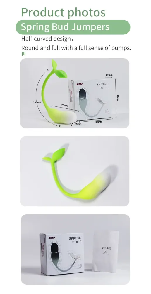 EG34G Spring Blossom Silicone Flower Shaped Love Egg — Designed for Sensual Comfort & Elegance