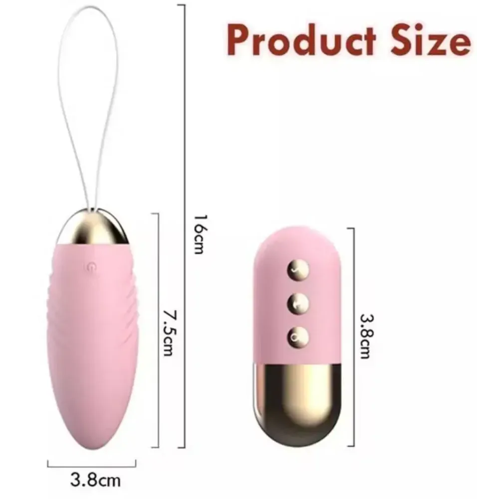 EG12A Wireless Love Egg 10 Vibration Modes Warm Heat — hình 2