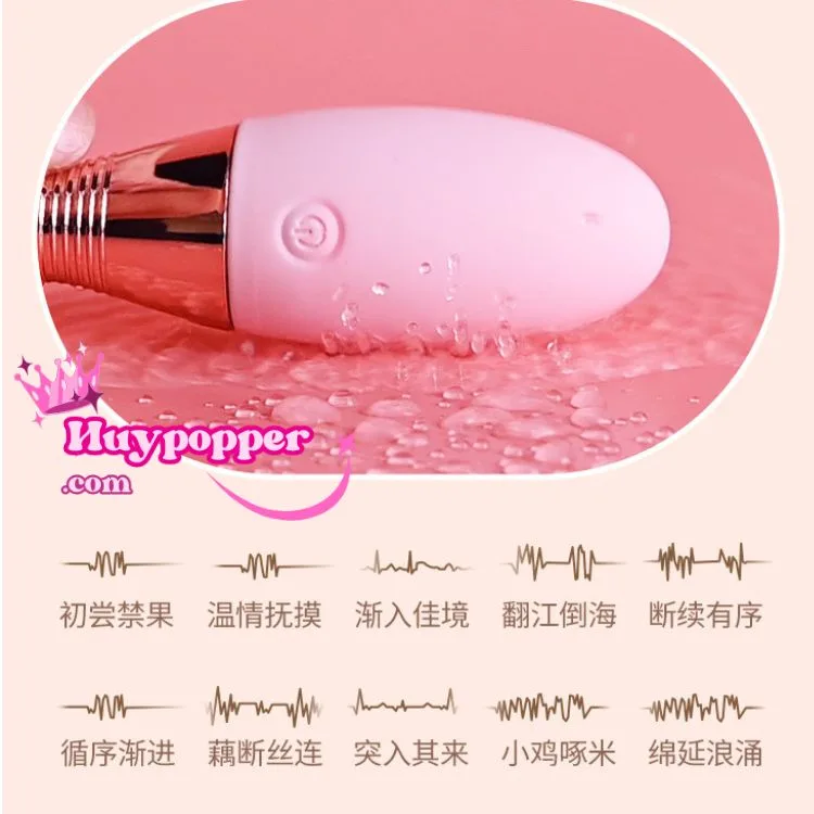 Wireless Rechargeable Jack Love Egg Silent Vibrator — hình 5