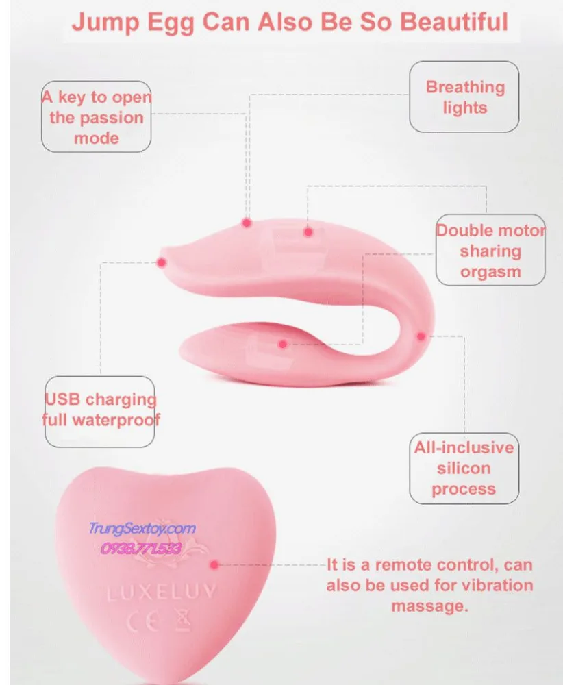 Love2U wireless double-ended vibrating egg for women — Why Choose Luxeluv Love2U?