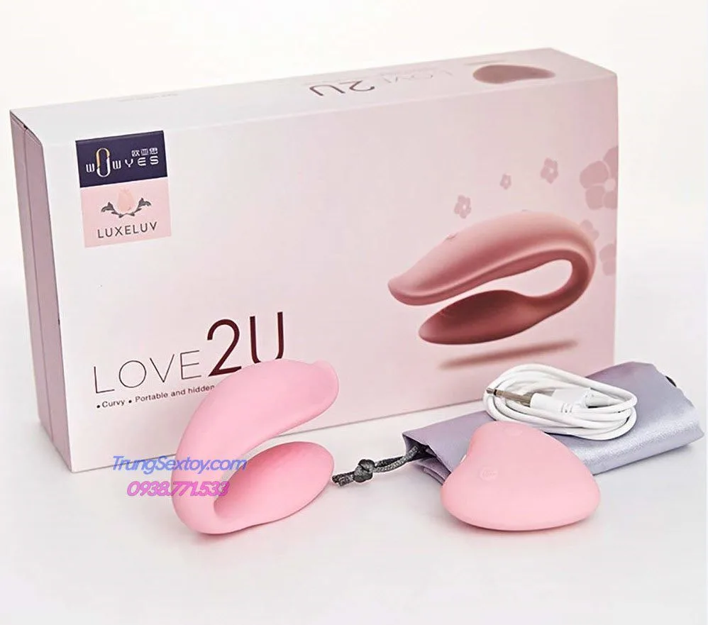 Love2U wireless double-ended vibrating egg for women — Safe, Hygienic, and Waterproof