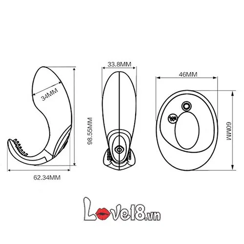 Dolphin Love Egg G-Spot Clitoral Dual Stimulator Vibrator — Premium Materials for Safety and Comfort