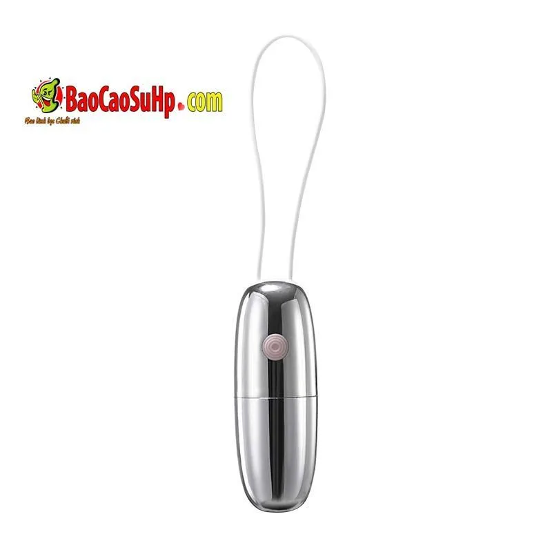 Roselex Bullet-Shaped Stainless Steel Love Egg Vibrator — hình 4