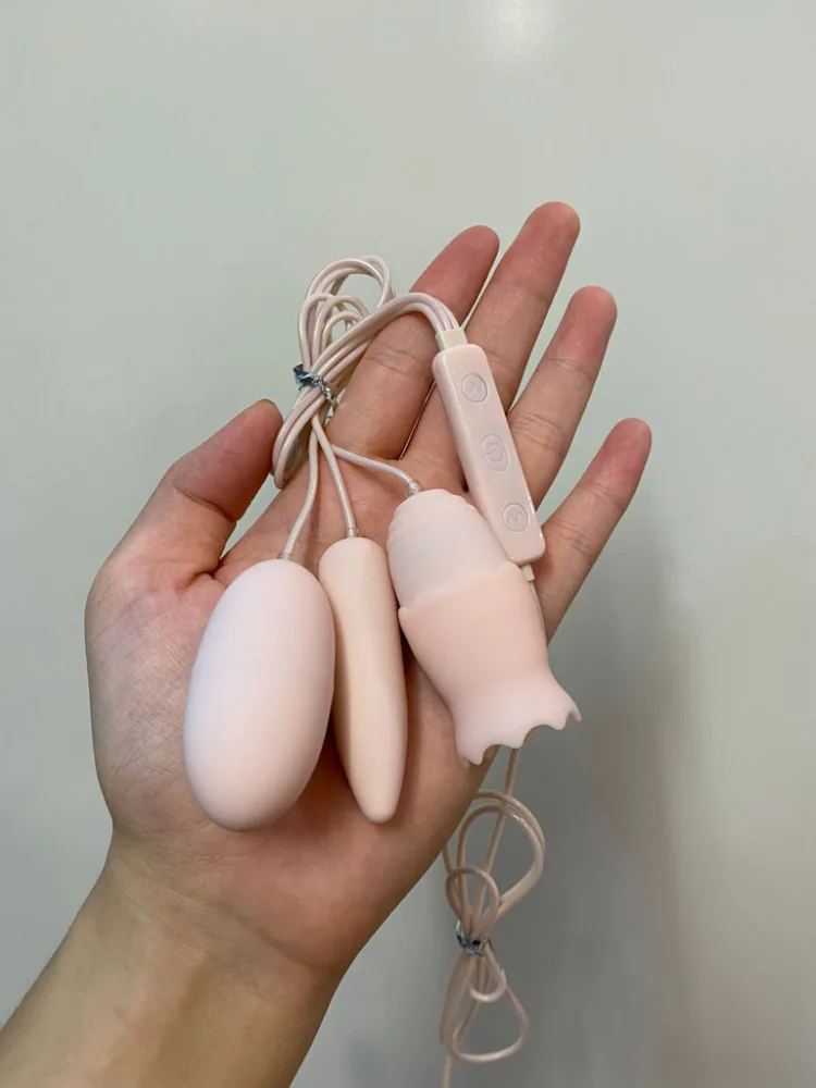 Toyjoy 3-Head Love Egg Powerful Clitoral Tongue Stimulator — hình 5