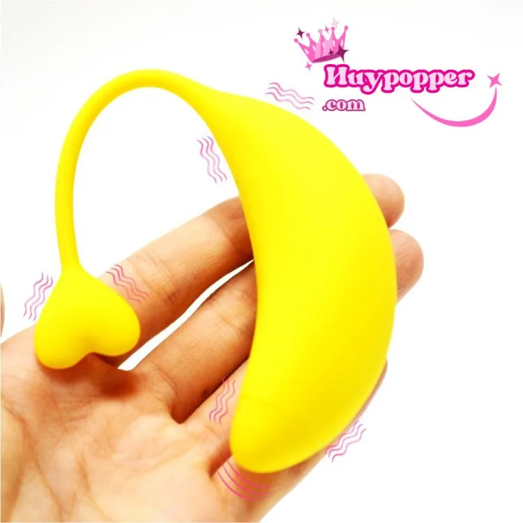 Remote Control Banana Egg Vibrator 10 Modes App — Compact & Waterproof Design