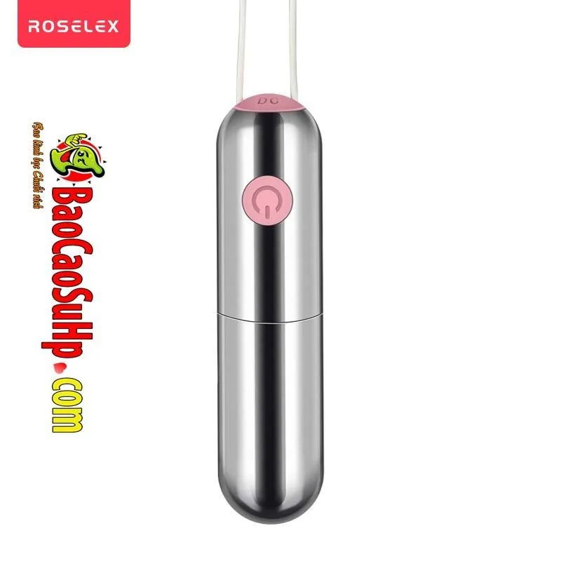 Roselex USB Rechargeable Strong Vibrating Lipstick Egg — Stylish & Functional Design