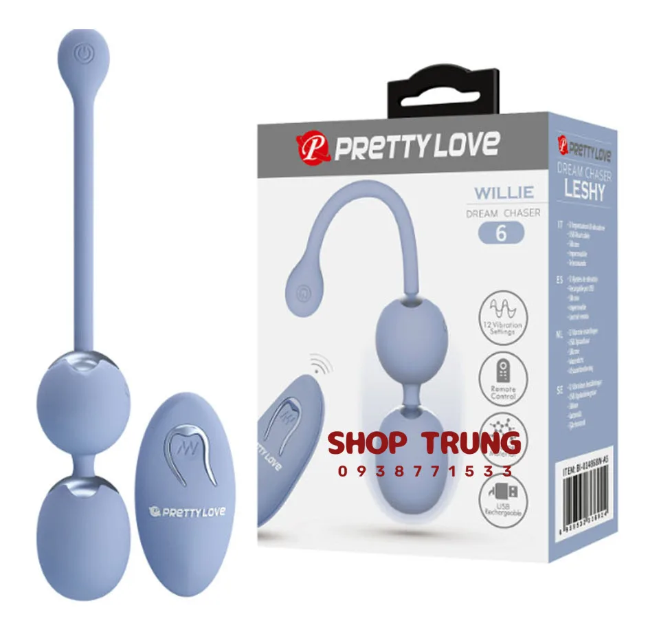 Willie Remote 12 Mode USB Rechargeable Vibrating Egg — hình 2