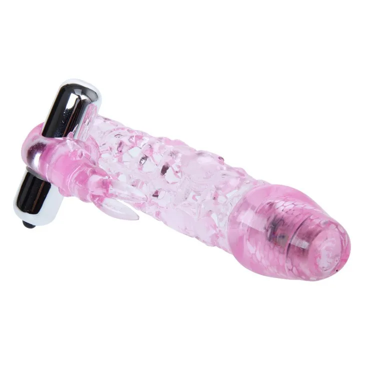 Ultimate LOVE SLEEVE Textured Condom With Clitoral Vibrator — Confidence Booster with Easy Maintenance