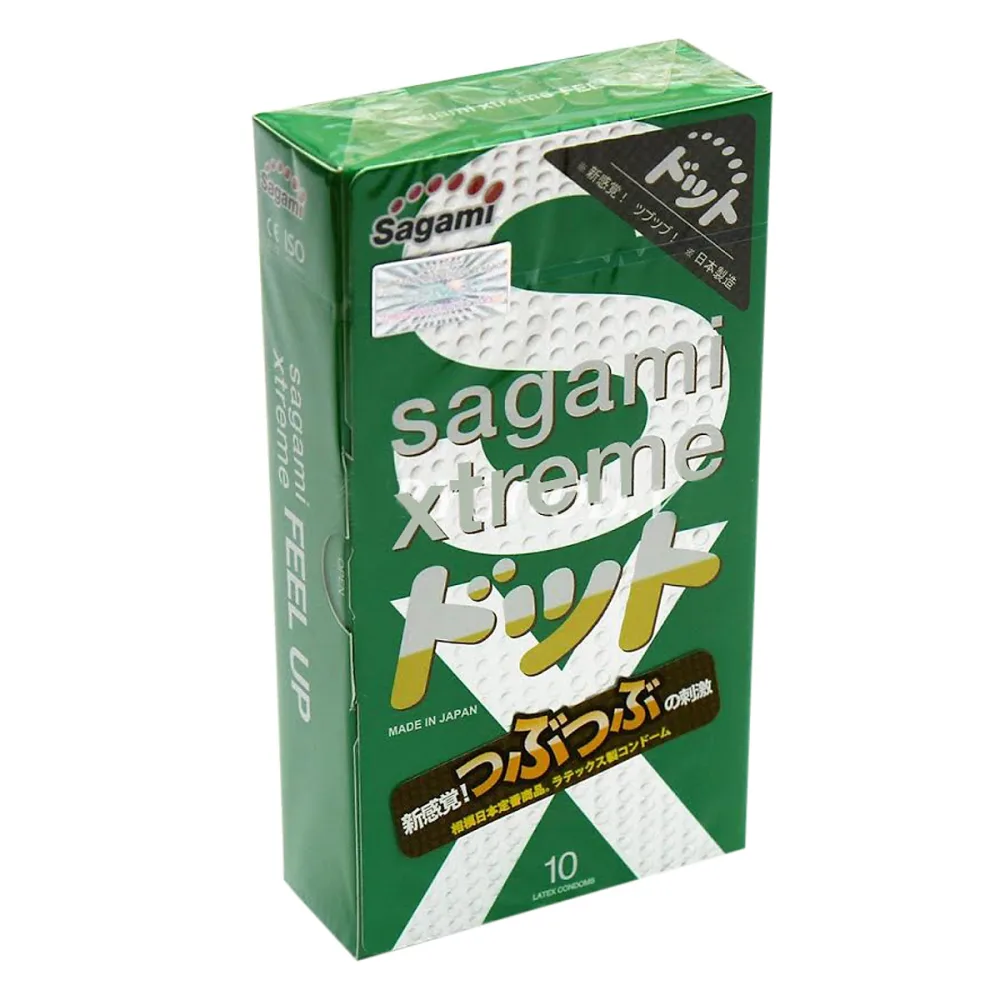 Sagami Xtreme Green Ribbed Ultra-Thin Condom 10pcs — Exceptional Features That Set Sagami Xtreme Green Apart