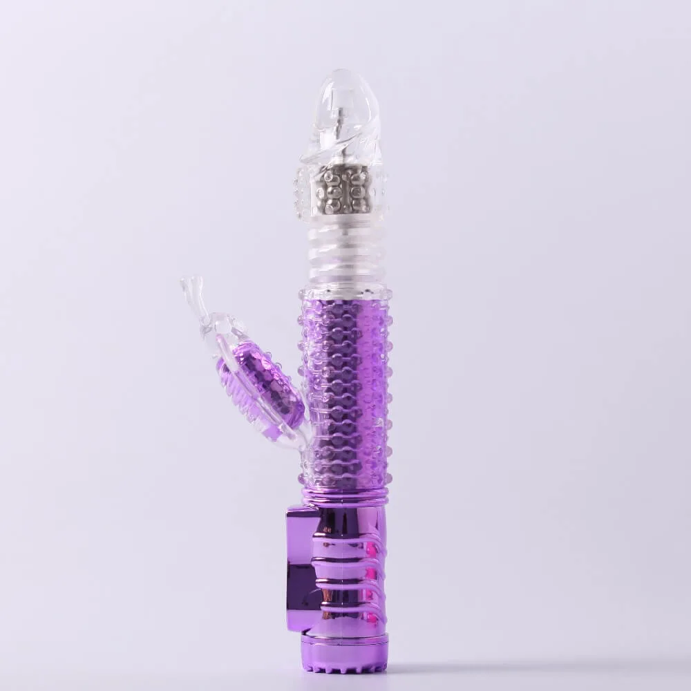 DC01B Butterfly Vibrating Dildo Clitoral Stimulator — hình 4