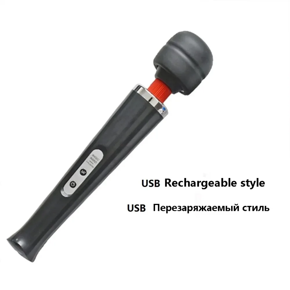 Magic Wand Powerful Silicone USB Rechargeable Clitoral — Safe, Hygienic, and Easy to Clean