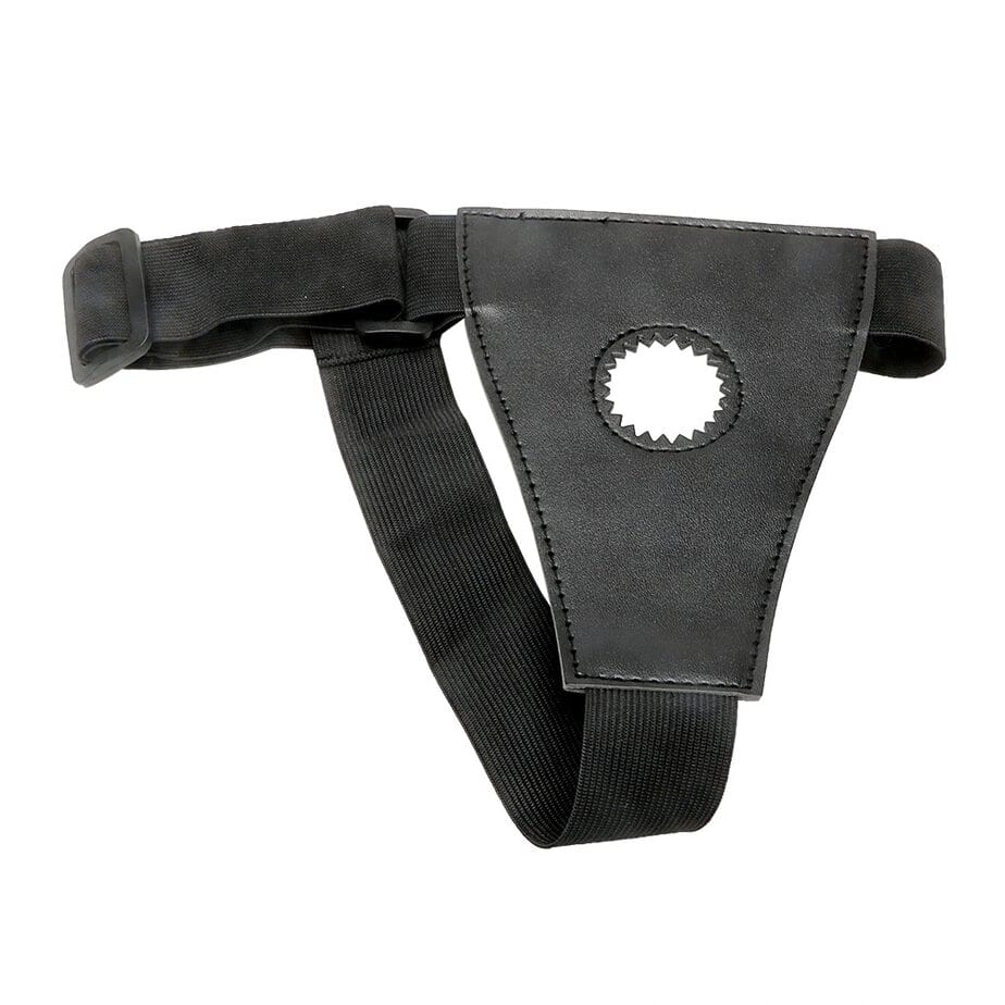Mini Black PU Leather Penis Harness Strap Accessory — hình 5