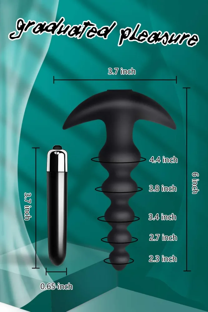 16-Speed Handheld Anal Plug Vibrator Portable Massager — Portable Power and Discreet Packaging
