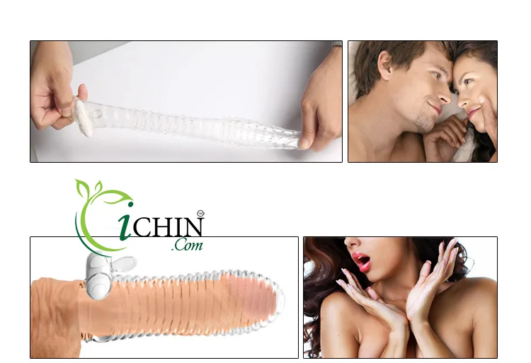 Vibrating Crystal Ribbed Condom Soft Comfortable Latex — Its snug fit and uniquely textured surface stimulate women