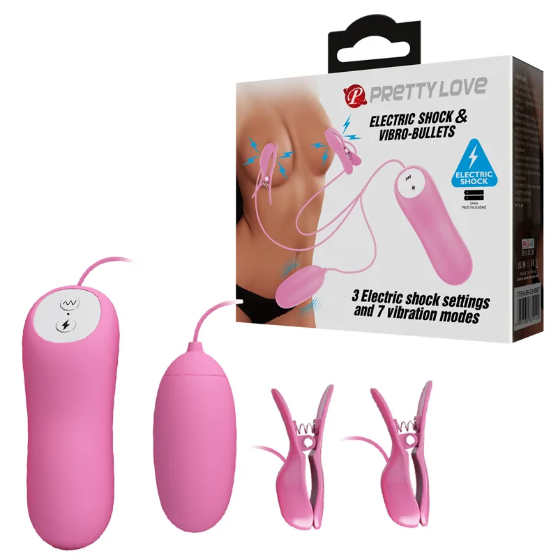 Romantic Wave Nipple Clamp with 7 Vibration Modes — Crafted from high-quality ABS plastic, their smooth