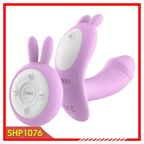 Violet Wearable Vibrating Remote Control Sex Toy SHP1076 — Simple & Safe to Use