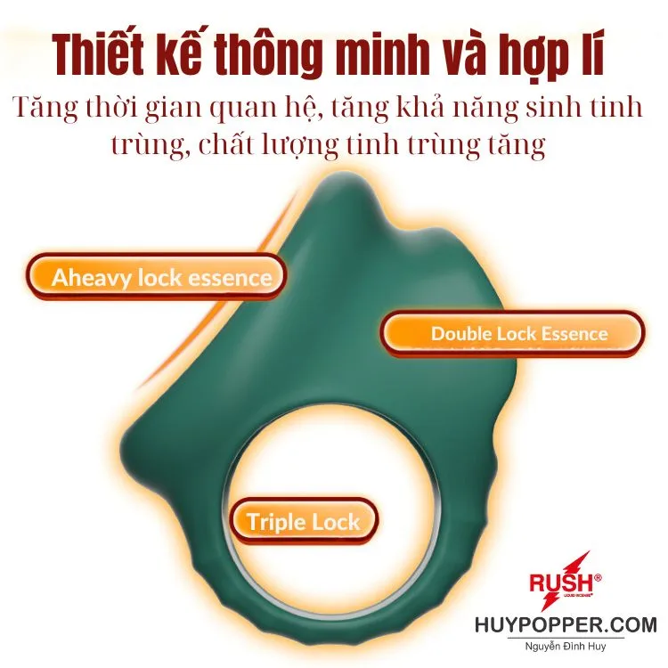 Jack Premium Penis Ring Delay Erection Increase Sperm — hình 5