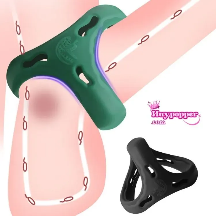 Kelisa Stretchy Silicone Male Ejaculation Delay Ring — hình 6