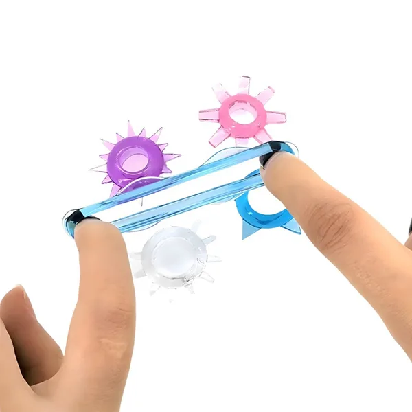 Set 5 Flexible Silicone Delay Rings Boost Pleasure Last — hình 5