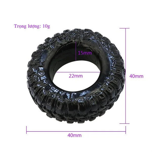 Rally Tire Soft Silicone Delay Ring Control Premature — hình 2