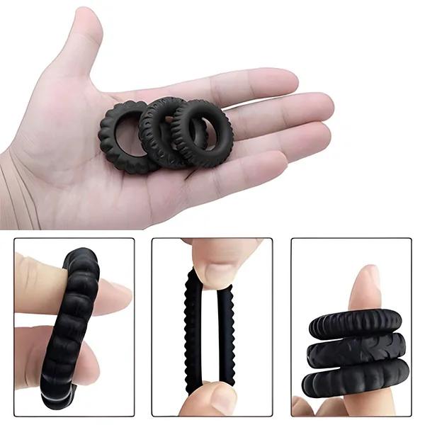 Titan 3-Pack Delay Rings Enhance Stamina & Hardness — hình 7