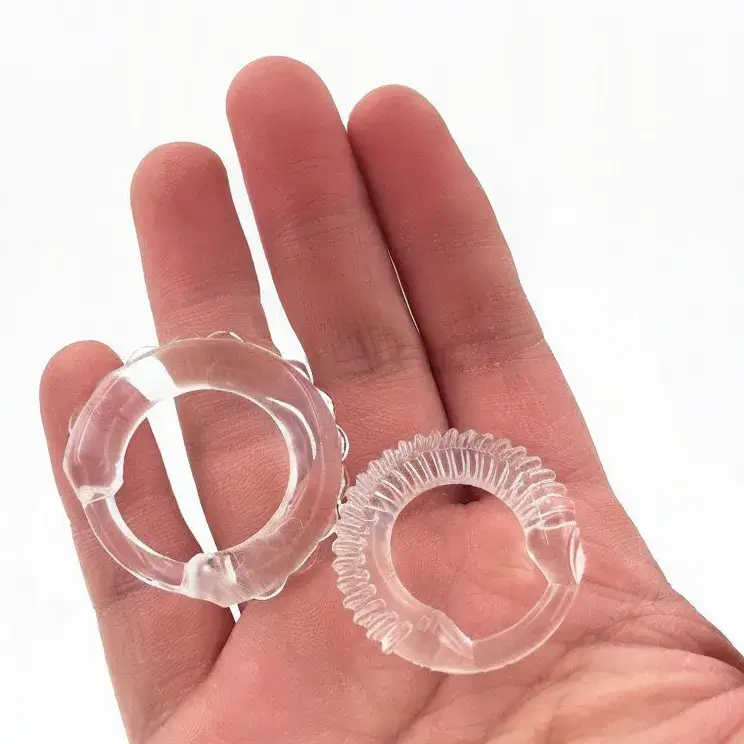 DC48K Ribbed G-Spot Ring Powerful Intense Sensation — This innovative ring targets the female G-spot with