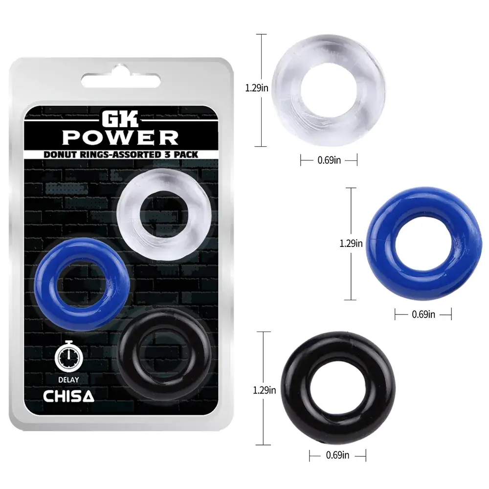 Chisa DC60P 3 Color Penis Rings Enhance Male Endurance — Real Users, Real Satisfaction