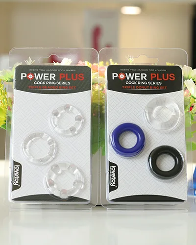 Lovetoy Power Plus Silicone Penis Rings Set of 3 — Premium Material and Superior Durability