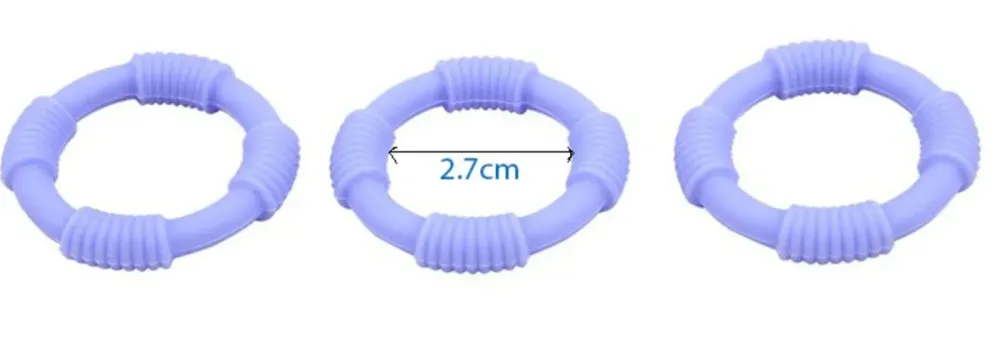 DC60X Unique Rope Texture Delay Cock Ring Men’s Trainer — Technical Specifications
