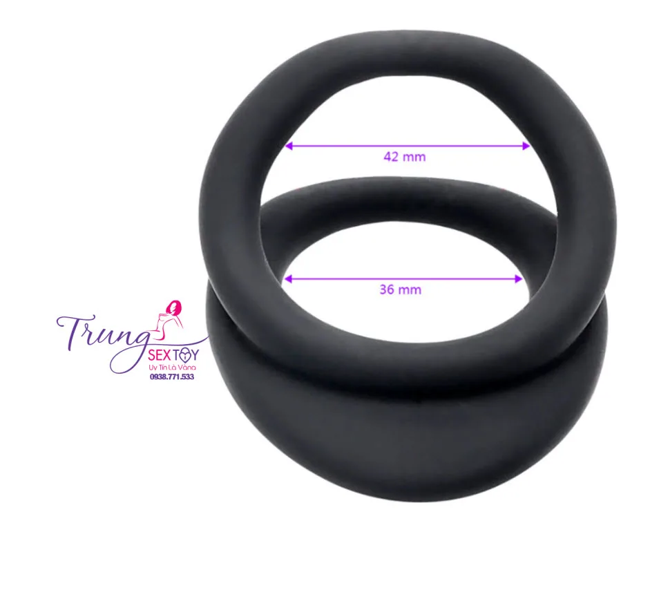 Black Spiked Penis Ring Delay Ejaculation — Easy to Use & Maintain